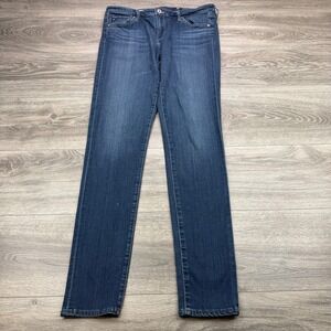AG Adriano Goldschmied Jeans Women 31 The Middi Mid Rise Legging Stretch Zip Fly